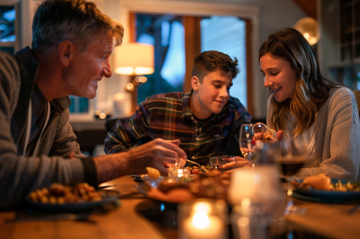 Family dinner | Source: MidJourney