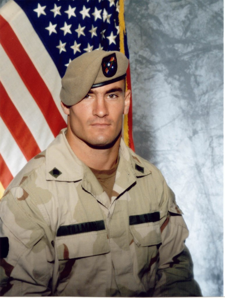 Pat Tillman enlisted in the US Army following the Sept. 11 terrorist attack and served in Iraq and Afghanistan. 