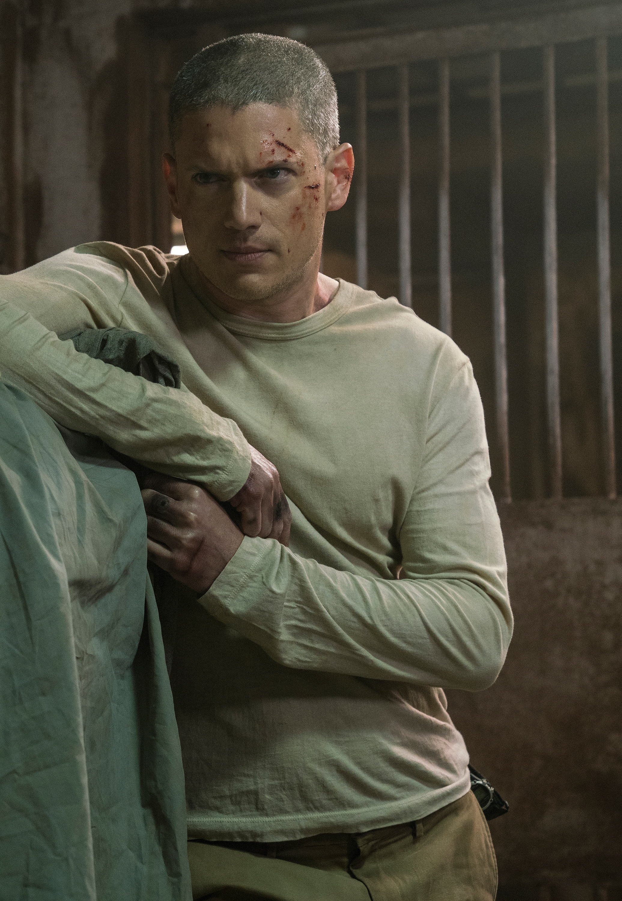 Wentworth Miller on the set of "Prison Break," 2016 | Source: Getty Images