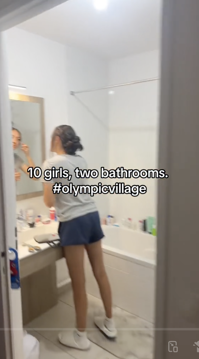 Coco Gauff's roommate at the Paris Olympic Village, dated July 27, 2024 | Source: TikTok/@cocogauff