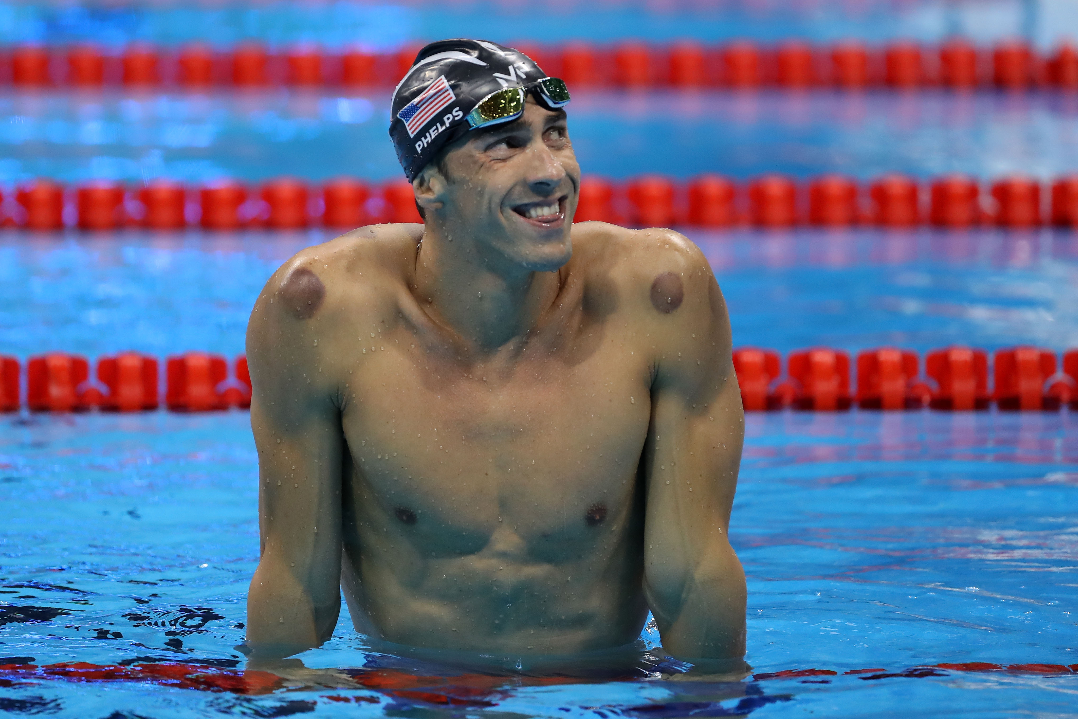 Michael Phelps wins gold in the Men's 200m Butterfly Final at the Rio 2016 Olympic Games in Rio de Janeiro, Brazil, on August 9, 2016. | Source: Getty Images