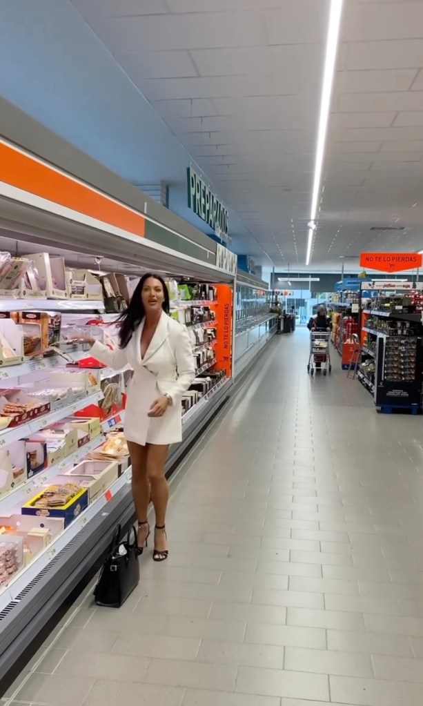 Chloe Lopez in a grocery store 