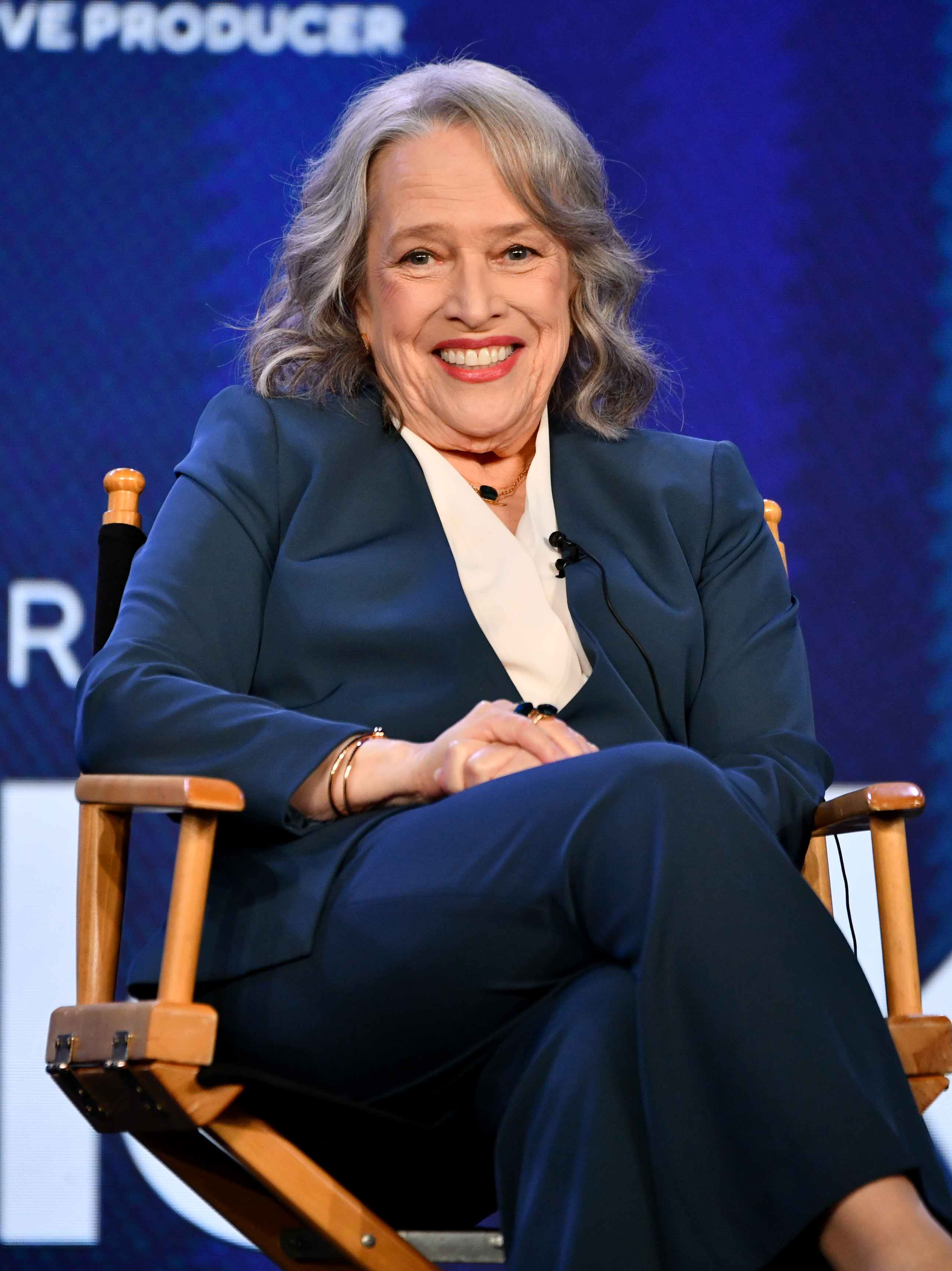 Kathy Bates speaks onstage at the "Matlock" Presentation Q&A at The Langham Huntington, Pasadena on July 13, 2024, in Pasadena, California. | Source: Getty Images